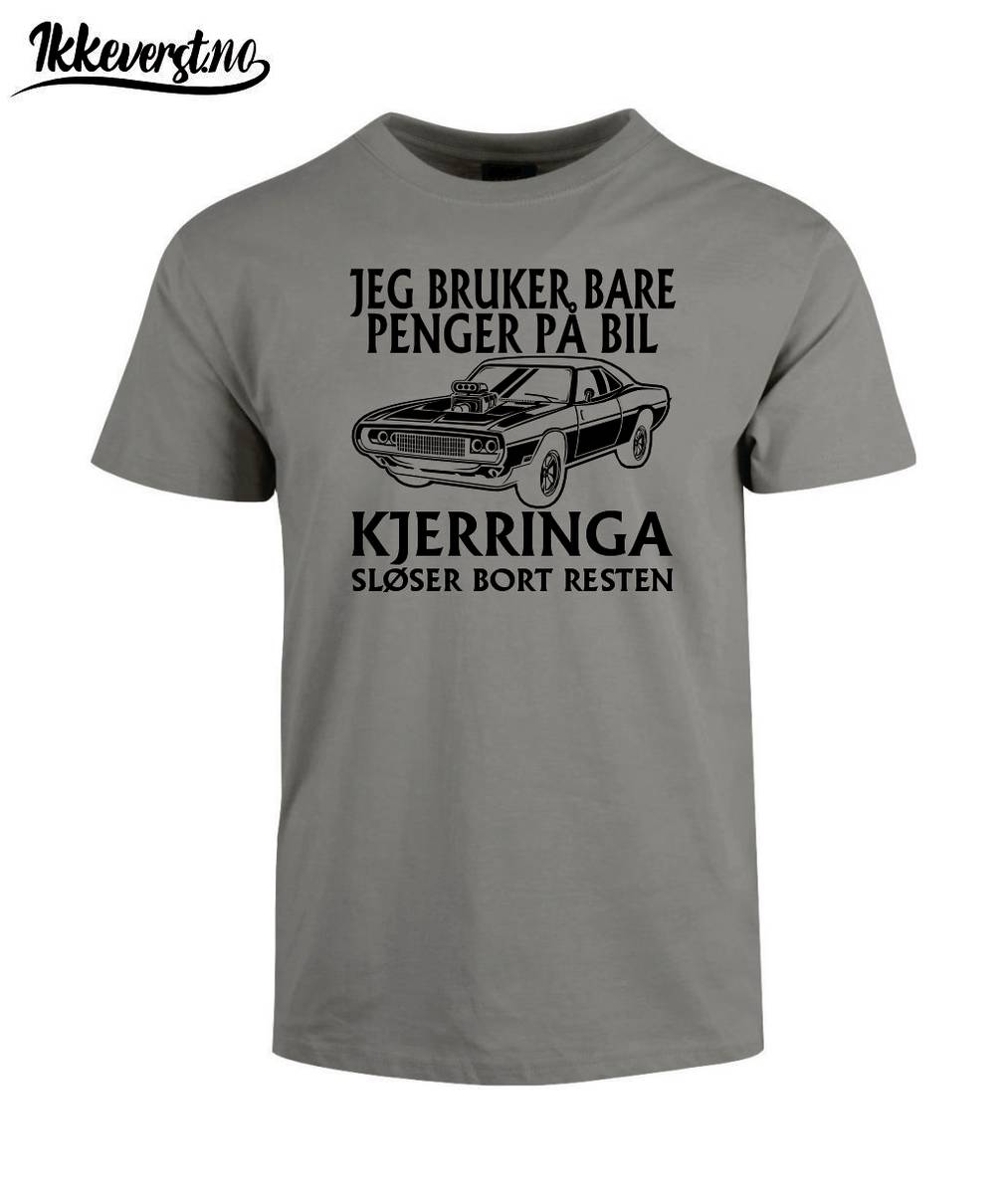 Jeg bruker bare penger på bil - Kjerringa sløser bort resten.